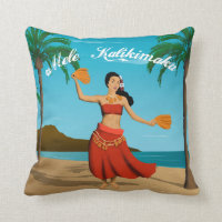 Hawaiische Vintage Mele Kalikimaka Postkarte
