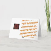 Hawaiische Weihnachtskarte Feiertagskarte (Rückseite)