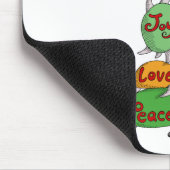 Hawaiische Weihnachtsschildkröte Sankt Mousepad (Ecke)