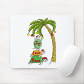 Hawaiische Weihnachtsschildkröte Sankt Mousepad (Mit Mouse)