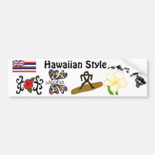 Hawaiischer Art-Autoaufkleber Autoaufkleber