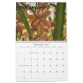 Hawaiischer Blumen-u. Orchideen-Kalender Kalender (Feb 2027)