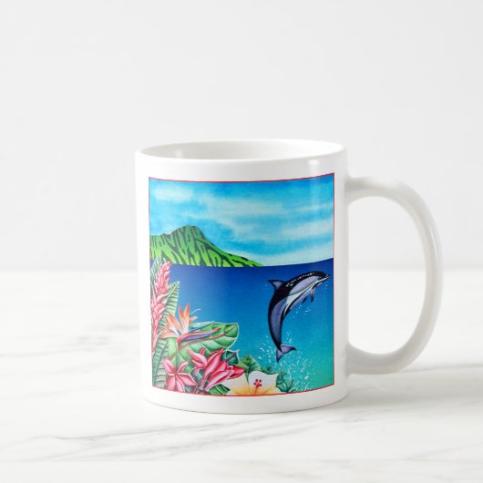 Hawaiischer Delphin Kaffeetasse (Rechts)