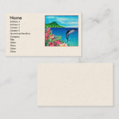 Hawaiischer Delphin Visitenkarte (Vorne/Hinten)