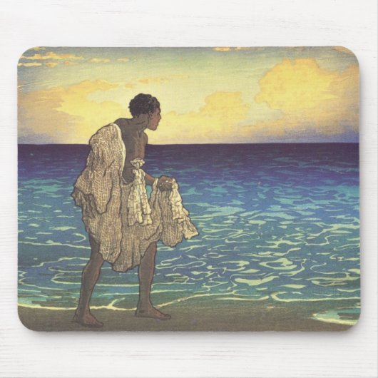 Hawaiischer Fischer Mousepad (Vorne)