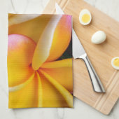 Hawaiischer Frangipani Handtuch (Viertel Falte)