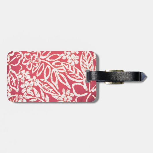 Hawaiischer Gepäckanhänger (Rückseite horizontal)