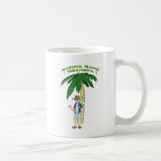 Hawaiischer Großvater Kaffeetasse (Rechts)