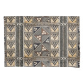 Hawaiischer Hochzeittapa-Stoff Kissenbezug (Vorderseite-Links)