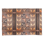 Hawaiischer Hochzeittapa-Stoff Kissenbezug (Vorderseite-Rechts)