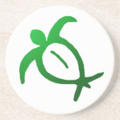 Hawaiischer Honu Petroglyphe-Untersetzer Getränkeuntersetzer (Vorne)