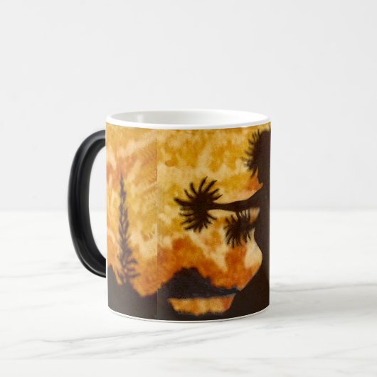 Hawaiischer Hula Tänzer 11-Unze-verwandelnde Tasse (Vorderseite Links)