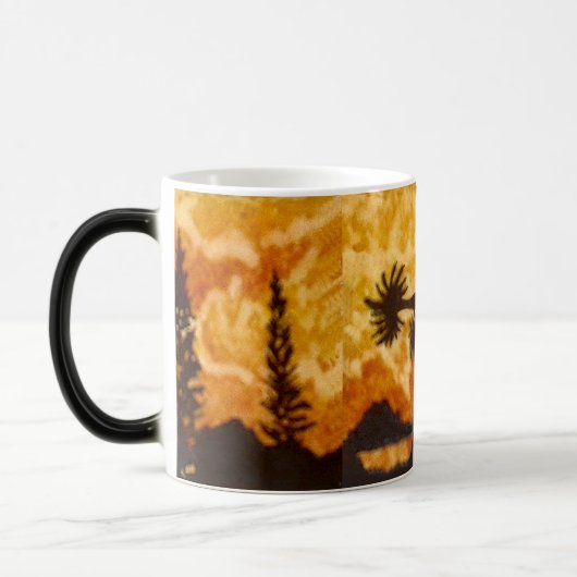 Hawaiischer Hula Tänzer 11-Unze-verwandelnde Tasse (Links)