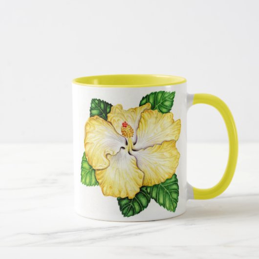 Hawaiischer hybrider Hibiskus Tasse (Rechts)