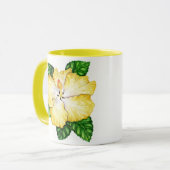 Hawaiischer hybrider Hibiskus Tasse (Vorderseite Links)