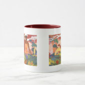 Hawaiischer Junge und Mädchen - Arman Manookian Tasse (Zentrum)