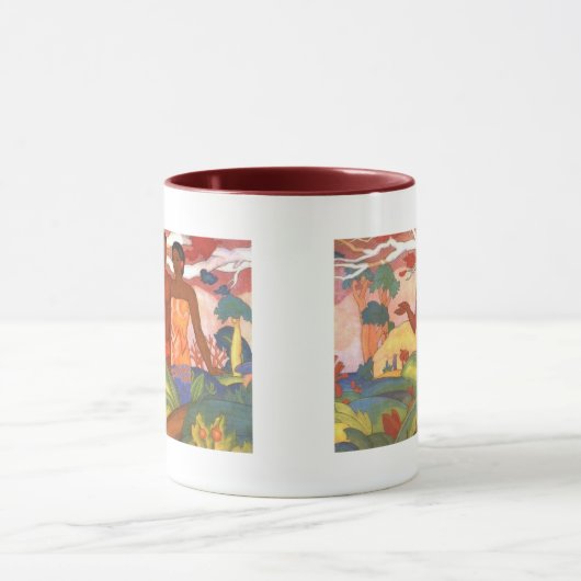 Hawaiischer Junge und Mädchen - Arman Manookian Tasse (Zentrum)