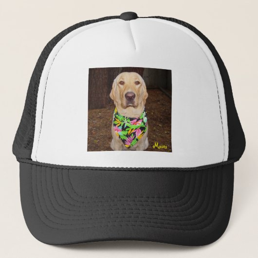 Hawaiischer Labrador Truckerkappe (Vorderseite)