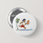hawaiischer Leibwächter Button (Vorne & Hinten)