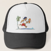 hawaiischer Leibwächter Truckerkappe (Vorderseite)