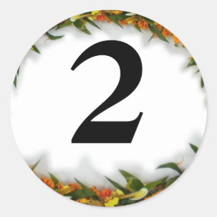 Hawaiischer Leuaufkleber der Nr.-2 Runder Aufkleber