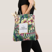 Hawaiischer mutiger Plumeria-mit Tasche (Von Nahem)