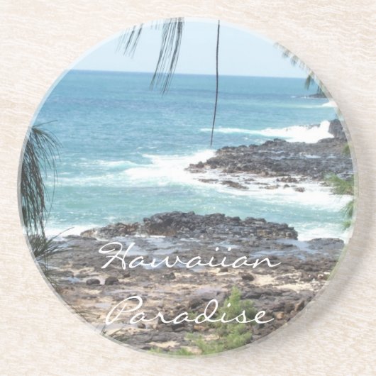 Hawaiischer Paradies-Untersetzer Untersetzer (Vorne)