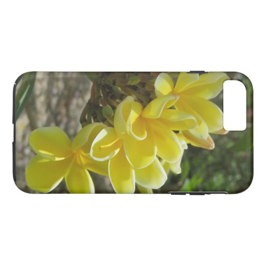 Hawaiischer Plumeria Case-Mate iPhone Hülle (Rückseite (Horizontal))