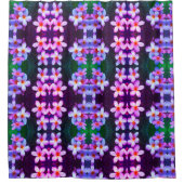 Hawaiischer Plumeria-Duschvorhang Duschvorhang (Vorderseite)