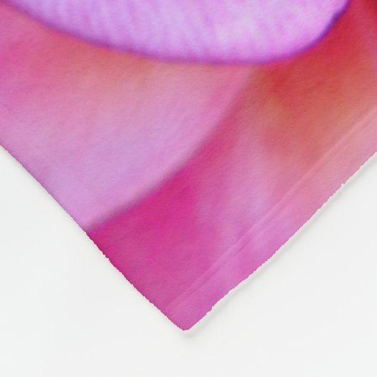 Hawaiischer Plumeria Fleecedecke (Ecke)