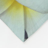 Hawaiischer Plumeria Fleecedecke (Ecke)