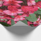 Hawaiischer Plumeria Geschenkpapier (Ecke)