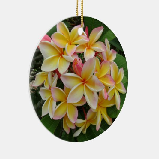 Hawaiischer Plumeria Keramikornament (Rechts)