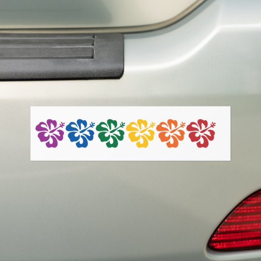 Hawaiischer Regenbogen Autoaufkleber (Auf Auto)