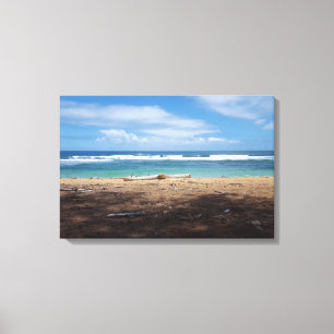 Hawaiischer Strand-Leinwand-Druck Leinwanddruck