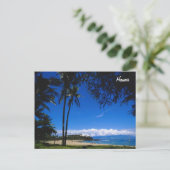 Hawaiischer Strand Postkarte (Stehend Vorderseite)