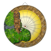 Hawaiischer Tiki Dartboard 3 Dartscheibe (vorne)