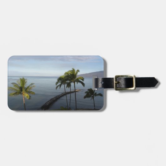 Hawaiischer tropischer gepäckanhänger (Vorderseite horizontal)
