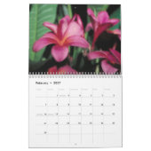 Hawaiischer tropischer Kalender der Flora-2015 (Feb 2027)