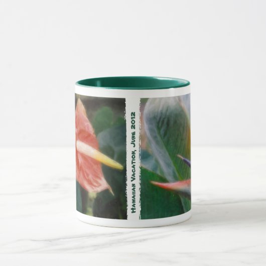 Hawaiischer tropischer Paradiesvogel Tassen (Zentrum)