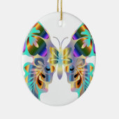HAWAIISCHER TROPISCHER SCHMETTERLING KERAMIK ORNAMENT (Rechts)