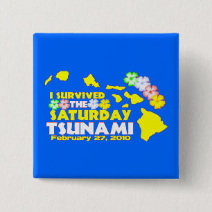 Hawaiischer Tsunami-Überlebender Button