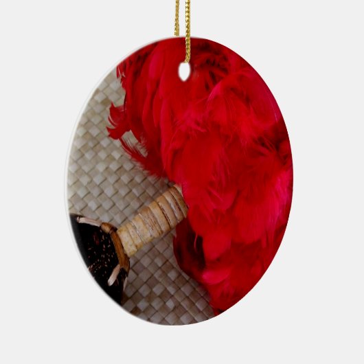 Hawaiischer Uli Uli Keramikornament (Rechts)