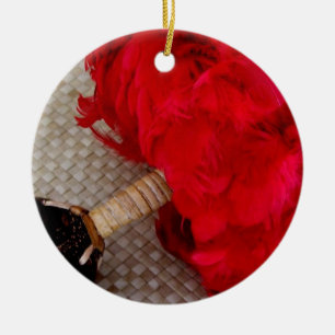 Hawaiischer Uli Uli Keramikornament