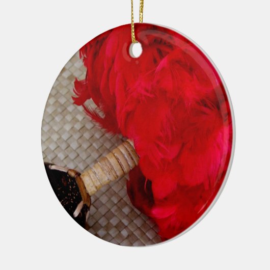 Hawaiischer Uli Uli Keramikornament (Links)