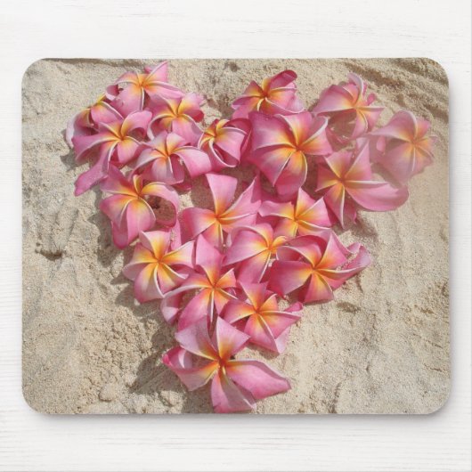Hawaiischer Valentinsgruß Mousepad (Vorne)
