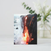 Hawaiischer Vulkan Lava Postkarte (Stehend Vorderseite)
