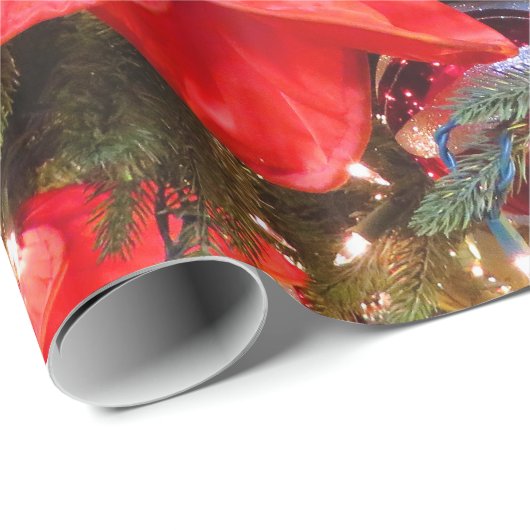 Hawaiischer Weihnachtsbaum Geschenkpapier (Rolleneckpunkt)