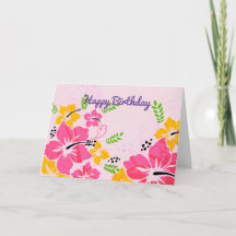 Hawaiisches alles Gute zum Geburtstag