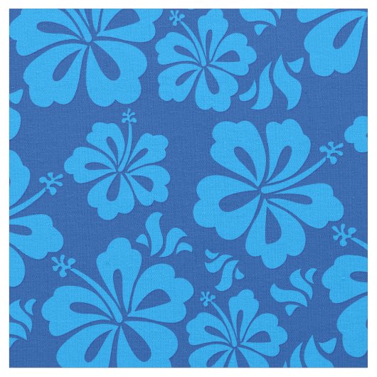 Hawaiisches Blumengewebe Stoff (Nahaufnahme)